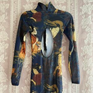 J. Lorraine Designs Kimmy Geisha Print Jumpsuit